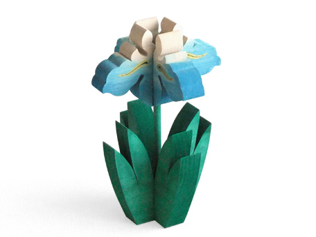 組み立て式菖蒲(青)