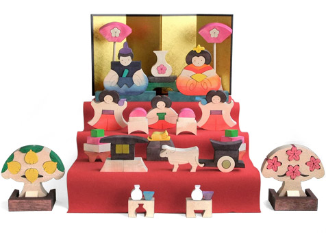 おひな様 木のおもちゃ杢・MOKU