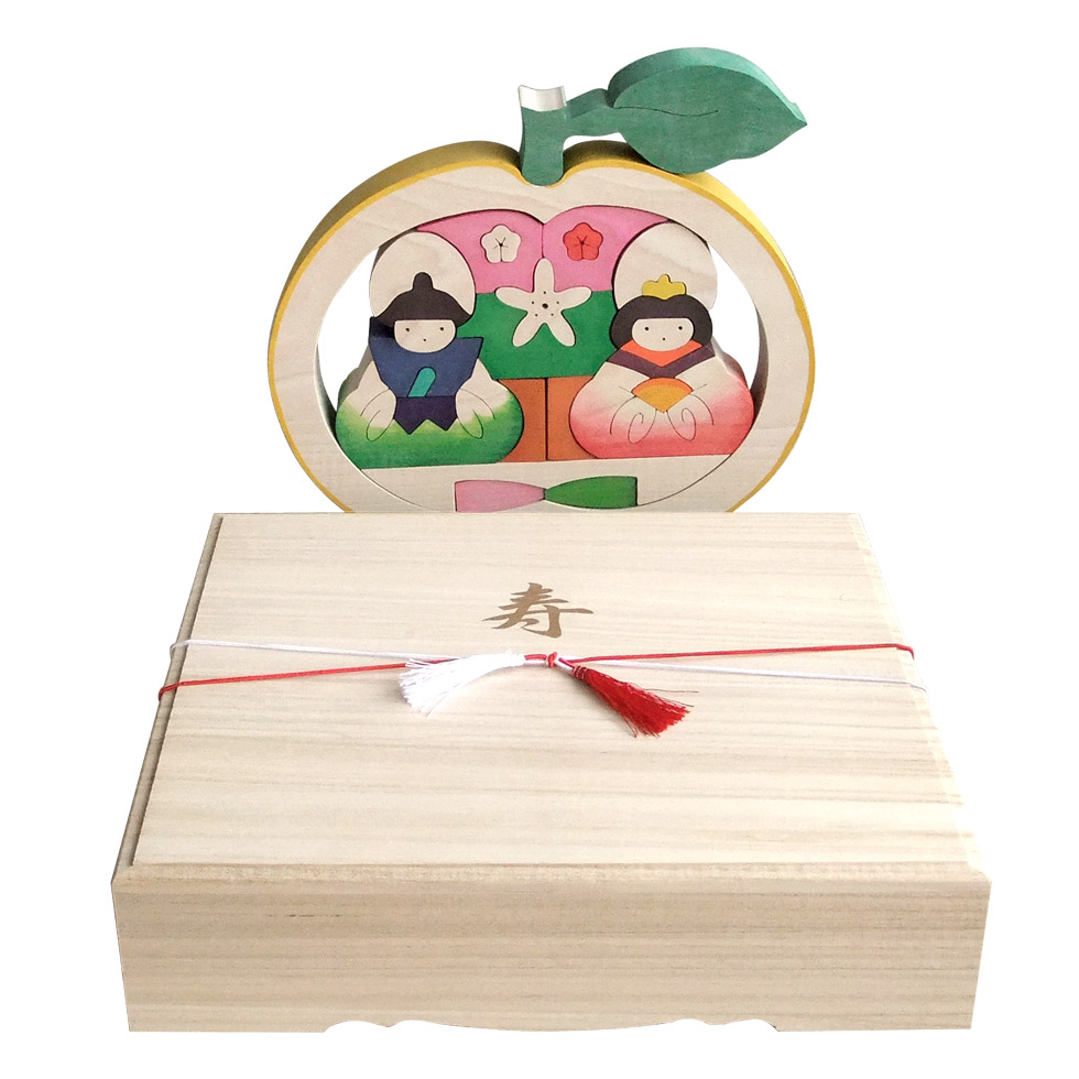 お雛様セット 旭川クラフト sasaki ササキ工芸 Mokusei Hinaningyo 木製