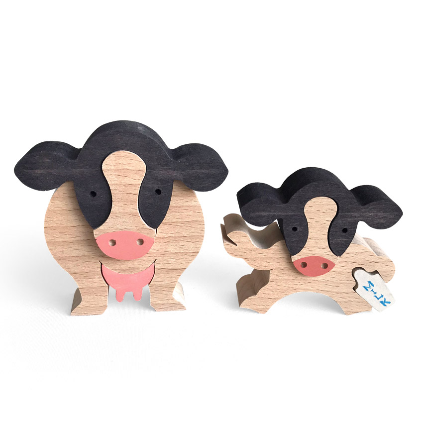 牛　親子　子牛　親牛　木彫　骨董品　古美術　木製 楽天市場】ウッドカービング オックス #2 (ステイ)【木彫り 手作り