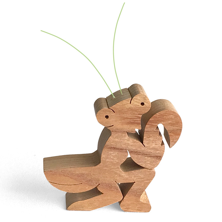 カマキリ（小・シングルA） 木のおもちゃ杢・MOKU