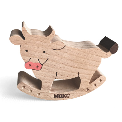 牧場（まきば）のなかまたち～ロッキングアニマルズ 木のおもちゃ杢・MOKU