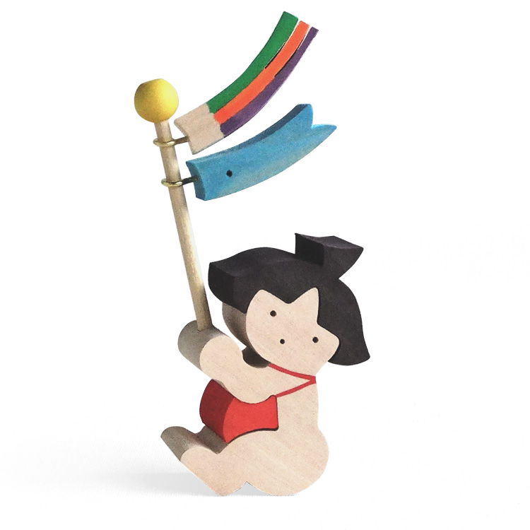 五月人形　組み木　金太郎坊やとゆりかご　守重シゲ子　初節句 五月人形 組み木 金太郎坊やとゆりかご 守重シゲ子 初節句 五月人形