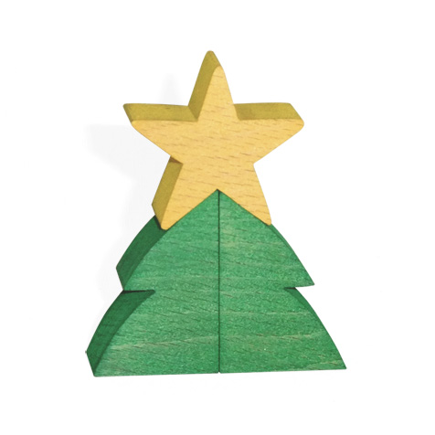 20のクリスマスオーナメント 木のおもちゃ杢・MOKU