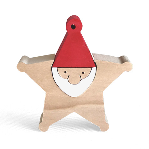 20のクリスマスオーナメント 木のおもちゃ杢・MOKU