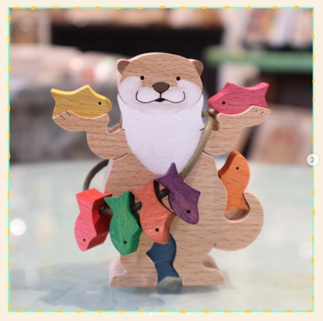 カワウソくん 木のおもちゃ杢・MOKU