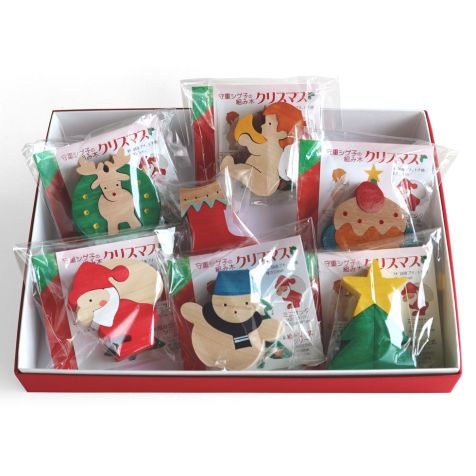 20のクリスマスオーナメント 木のおもちゃ杢・MOKU