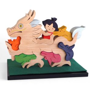 木のおもちゃ杢・MOKU 守重シゲ子の組み木作品 山口県萩市