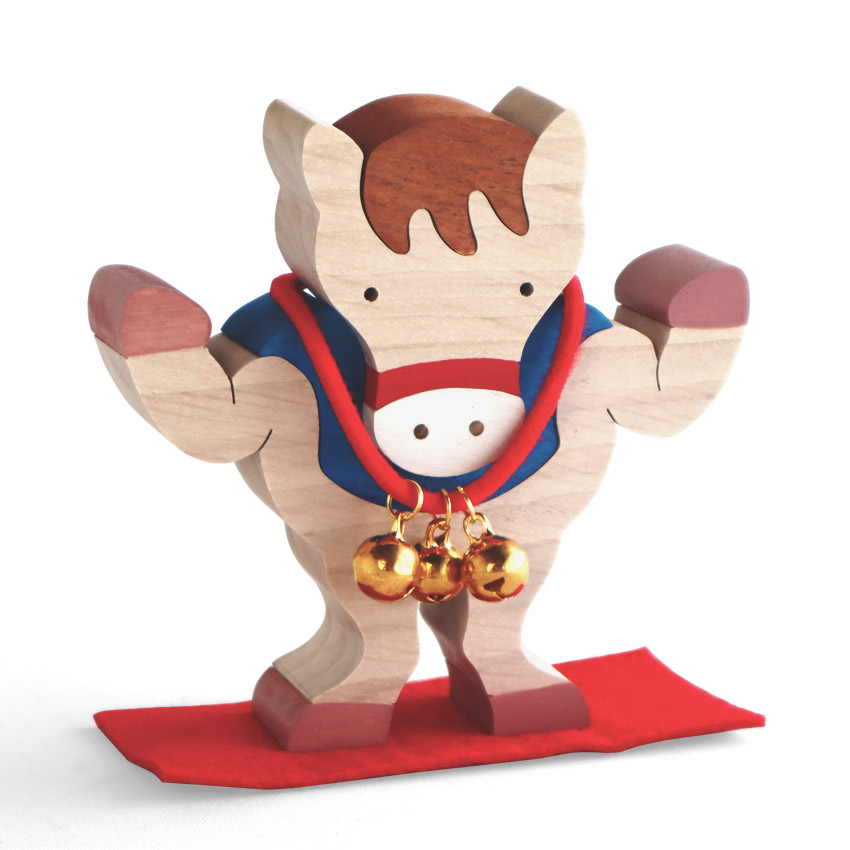 2026年馬年「ウマの組み木（1）」」 お知らせ 木のおもちゃ杢・MOKU